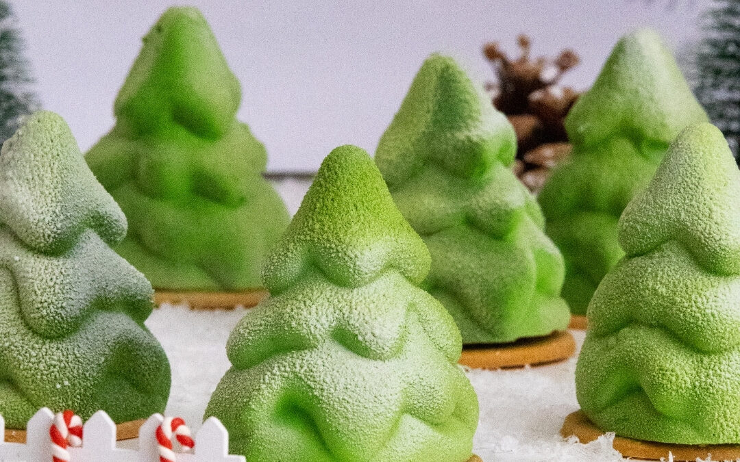 Monoporcion de Pinos Navideños