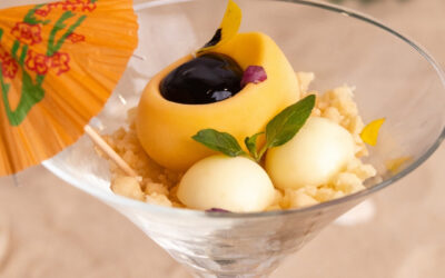 Copa de verano con Mango Alphonso y Yuzu