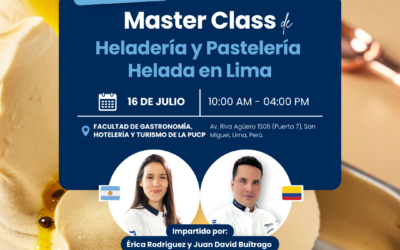 Master Class Heladería y Pastelería Helada en Lima, Perú